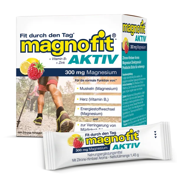 Magnofit® ULTRA - sportlich hoch dosierte Magnesium Sticks